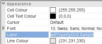 wx.propgrid.PropertyGrid